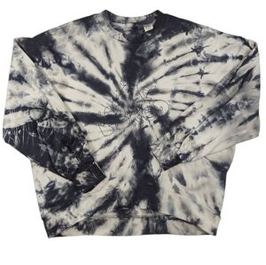 Levi's W Pai Light Iris "I'm Bored" Tie-Dye Embroidered Sweatshirt. Small